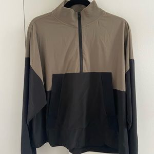 Alo yoga city girl track pullover top *without drawstring*